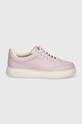 Кожени маратонки Camper Runner K21 K201438.027 виолетов AW24