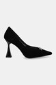 Замшеві туфлі Karl Lagerfeld DEBUT II KL32024.000 чорний AW24