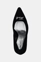 Замшеві туфлі Karl Lagerfeld DEBUT II чорний KL32024.000
