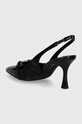 Încălțăminte Karl Lagerfeld stilettos de piele SIENNA KL32704.1BP negru