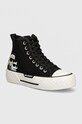 Karl Lagerfeld tenisi KAMPUS MAX III platformă negru KL60644T.900