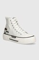 Kecky Karl Lagerfeld KAMPUS MAX III plochá bílá KL60644T.911
