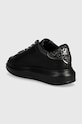 Boty Kožené tenisky Karl Lagerfeld KAPRI KL62510G.00X černá