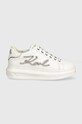 Kožené tenisky Karl Lagerfeld KAPRI KL62510G.01W bílá AW24