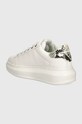 Încălțăminte Karl Lagerfeld sneakers din piele KAPRI KL62528F.011 alb