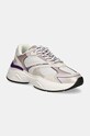Karl Lagerfeld sneakersy KOMET skóra zamszowa biały KL65624.41V