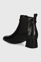 Παπούτσια Δερμάτινες μπότες τσέλσι Karl Lagerfeld BONNIE KL30344.000 μαύρο