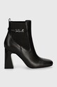 Шкіряні черевики Karl Lagerfeld ASTRA NOVA KL33160.000 чорний AW24