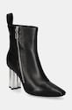 Karl Lagerfeld cizme de piele KL TOWER 5-8 cm negru KL33964.000