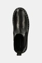 Karl Lagerfeld stivaletti chelsea in pelle KOMBAT nero KL45344.000