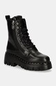 Шкіряні черевики Karl Lagerfeld KOMBAT без утеплення чорний KL45364.000