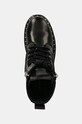Шкіряні черевики Karl Lagerfeld KOMBAT чорний KL45364.000