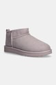 UGG śniegowce zamszowe Classic Ultra Mini brak zapięcia fioletowy 1116109.PSK