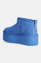 Încălțăminte UGG cizme de zapada din piele intoarsa Classic Ultra Mini Platform 1135092.BGSK albastru