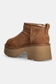 Obuća Čizme za snijeg od brušene kože UGG Classic Ultra Mini New Heights 1158311.CHE smeđa