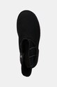 UGG cizme din piele întoarsa Classic Twin Seam New Heights negru 1158313.BLK