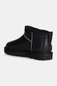 Shoes UGG leather snow boots Classic Ultra Mini Lthr Regen 1163490.BLK black