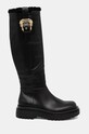 Vysoké čižmy Versace Jeans Couture Drew nezateplené čierna 77VA3S65.ZS865.899