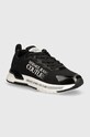 Tenisky Versace Jeans Couture Dynamic imitace kůže černá 77VA3SA9.ZS904.899