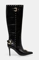 Vysoké čižmy Versace Jeans Couture Scarlett 77VA3S58.ZS871.899 čierna AW24