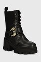 Nízké kozačky Versace Jeans Couture Sophie sloupkový černá 77VA3S86.71570.899