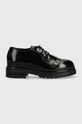 Weekend Max Mara pantofi de piele HAITI 2425526114600.B.HAITI negru AW24