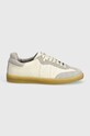 Weekend Max Mara sneakersy skórzane PACOBICOLOR 2425766054600.M.GREY beżowy AW24
