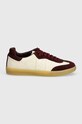 Шкіряні кросівки Weekend Max Mara PACOBICOLOR 2425766054600.RUBY бордо AW24