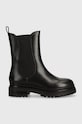Weekend Max Mara sztyblety skórzane LIVREA 2425796034600.BLACK czarny AW24