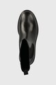 Weekend Max Mara ghete chelsea de piele LIVREA negru 2425796034600.BLACK