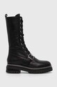 Weekend Max Mara bocanci de piele 2425796054600.BLACK negru AW24