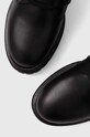 Weekend Max Mara bocanci de piele 2425796054600.BLACK negru