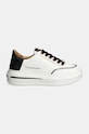 Alexander Smith sneakers din piele Lancaster ASBALSW1806WBK alb AW24