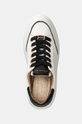 Kožené sneakers boty Alexander Smith Lancaster ASBALSW1806WBK bílá