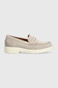 Geox mocasini din piele intoarsa D SPHERICA EC1 A D25QRA.00022.C1010 gri AW24