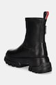 Încălțăminte Tommy Jeans botine TJW CHUNKY CHELSEA BOOT MIX MAT EN0EN02555 negru