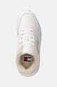 Tommy Jeans sneakers din piele TJW EVA RUNNER WL alb EN0EN02594