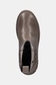 Tommy Jeans ghete chelsea de piele TJW CHELSEA FLATFORM BOOT maro EN0EN02597