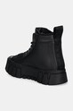Încălțăminte Tommy Jeans sneakers din piele TJW VULC FLATFORM MC WL EN0EN02609 negru