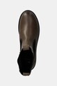 Кожаные полусапоги Tommy Jeans TJW LONG CHELSEA BOOT коричневый EN0EN02625