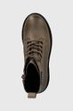 Kožené workery Tommy Jeans TJW URBAN LACE UP BOOT hnedá EN0EN02628