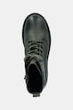 Tommy Jeans bocanci de piele TJW URBAN LACE UP BOOT verde EN0EN02628