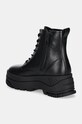 Взуття Шкіряні черевики Tommy Jeans TJW LACE UP FLATFORM BOOT EN0EN02665 чорний