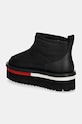 Încălțăminte Tommy Jeans cizme de iarna TJW NYLON FLATFORM BOOT WL EN0EN02689 negru