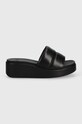 Kožne natikače Camper Misia K201507.002 crna SS24