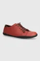 κόκκινο Δερμάτινα αθλητικά παπούτσια Camper Peu Cami Γυναικεία
