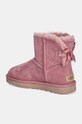 Obutev Snežke iz semiša UGG Mini Bailey Bow II 1016501.DYR roza
