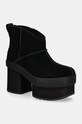Nízké kozačky UGG New Heights Platform Mini platforma černá 1157910.BLK