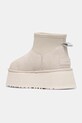 UGG cizme de iarna Classic Mini Dipper Puffer alb 1158275.WCRM