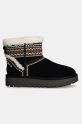 Semišové snehule UGG Classic Mini Atherson 1158281.BLK čierna AW24